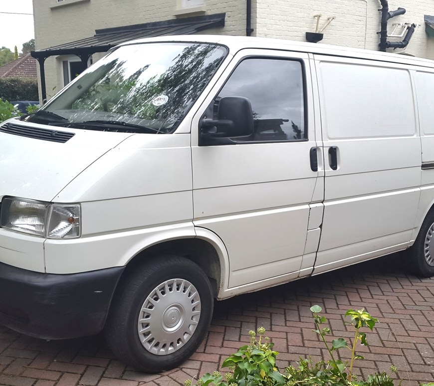 Side view of my van as I bought it