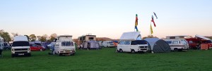 Campsite at Stanford Hall VW Show