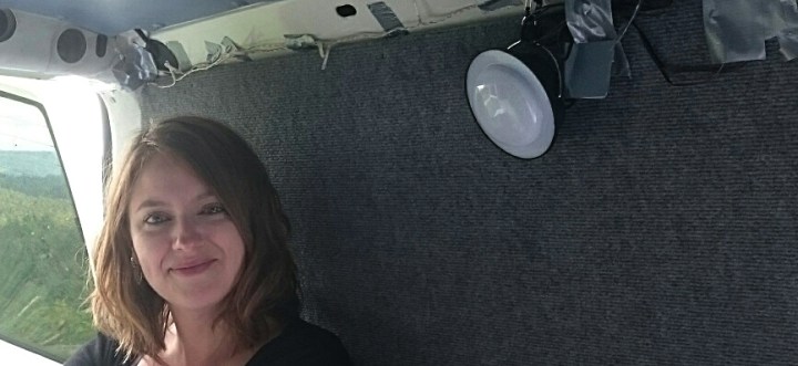 Battery powered LEDs provided temporary lighting