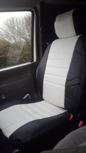 New seat covers just on and a little creased